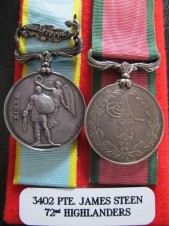 CRIMEA CAMPAIGN MEDAL PAIR – 72ND HIGHLANDERS image 2