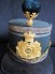 VICTORIAN 106TH BOMBAY LIGHT INFANTRY SHAKO COMPLETE WITH STORAGE TIN image 3